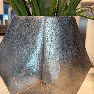 Lana 14K gold interlocking circles 19 inch necklace